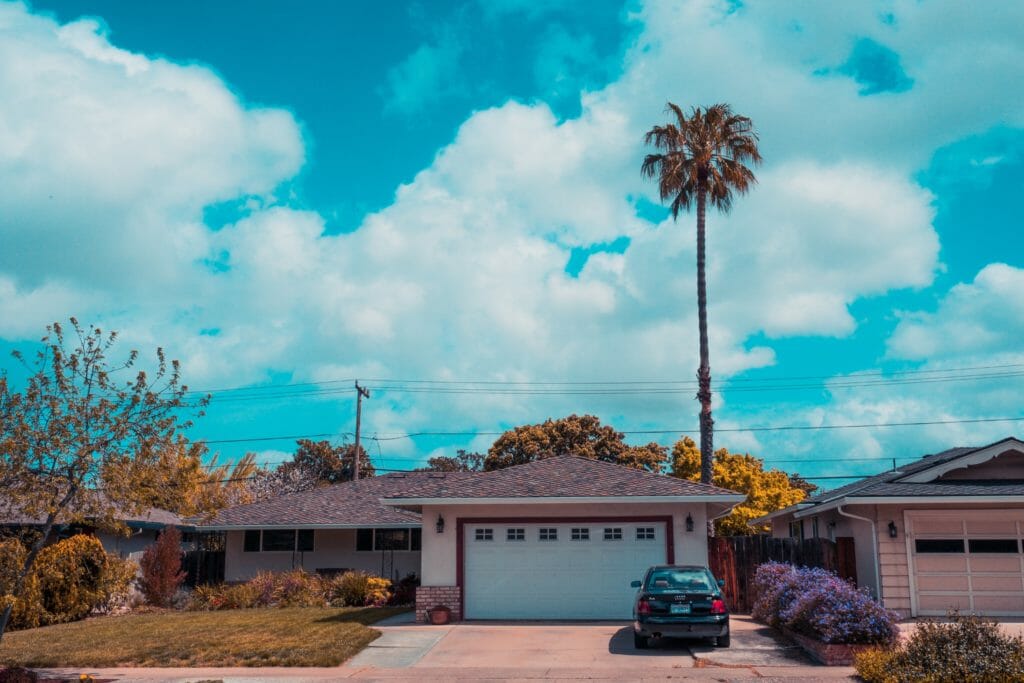 House & garage door